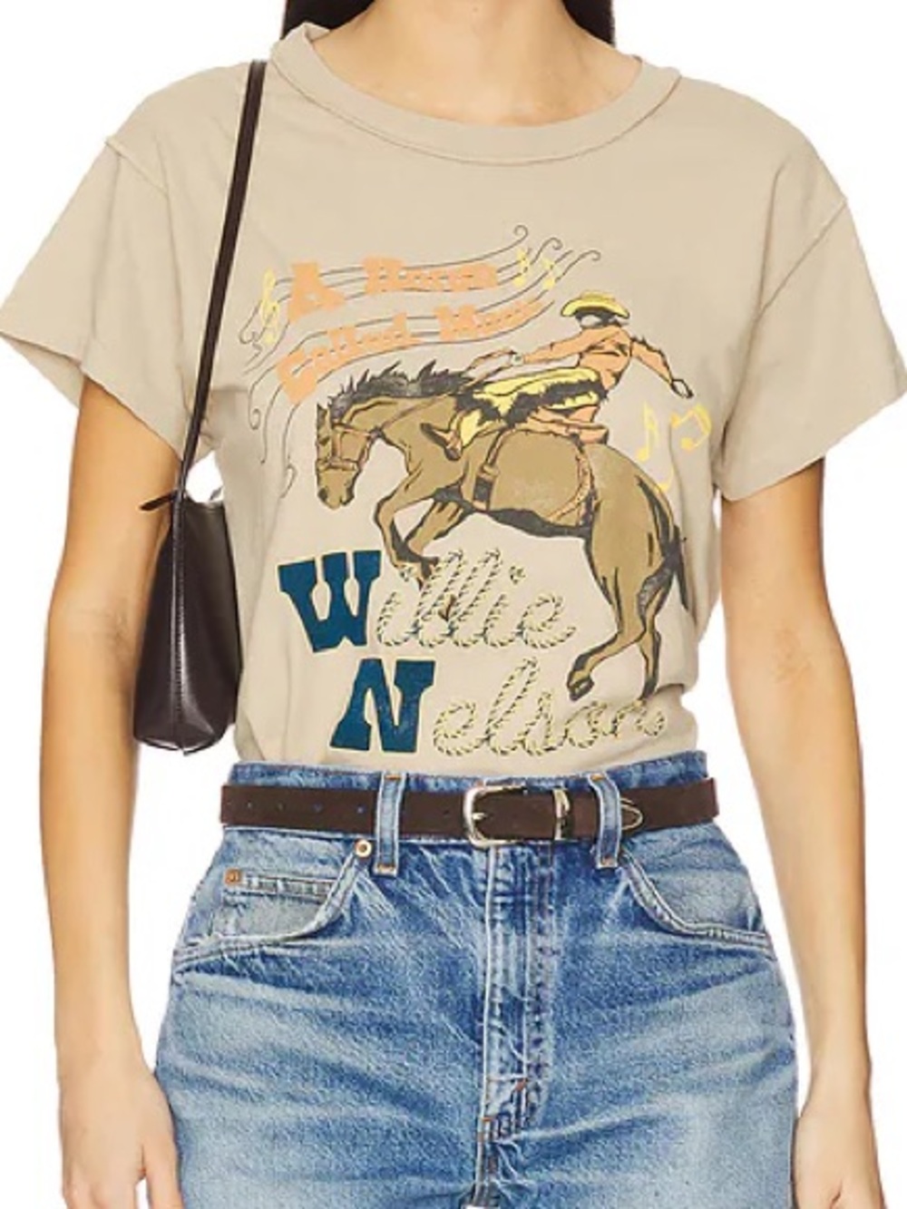 Daydreamer Willie Nelson cowboy vintage tee small